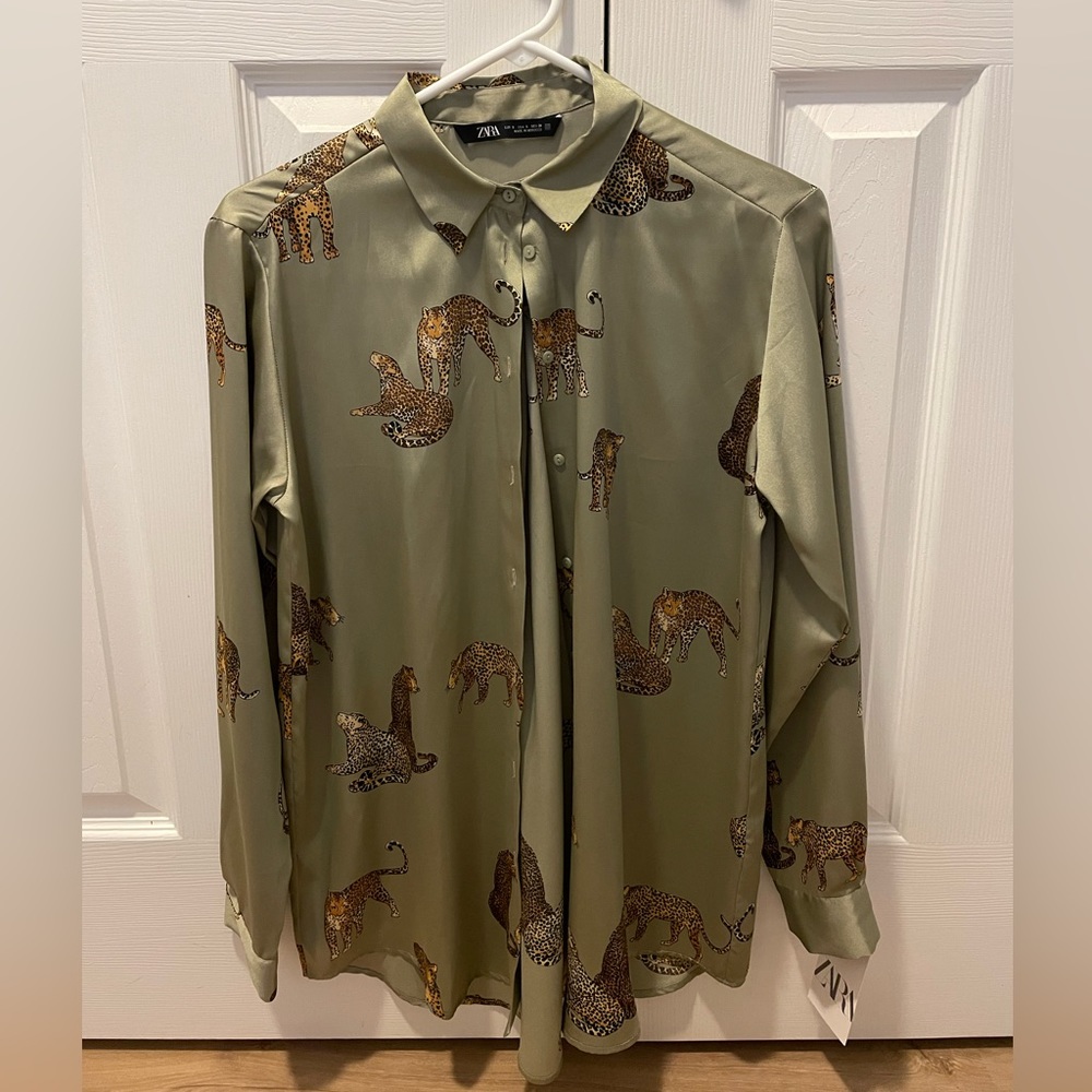 Zara Silky Blouse